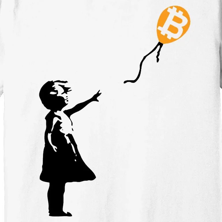 Bitcoin Balloon Cryptocurrency Premium T-Shirt