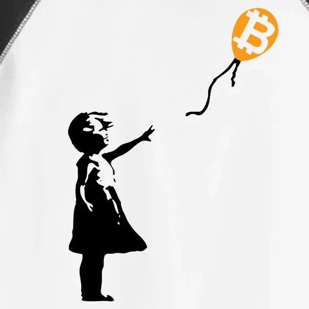 Bitcoin Balloon Cryptocurrency Toddler Fine Jersey T-Shirt