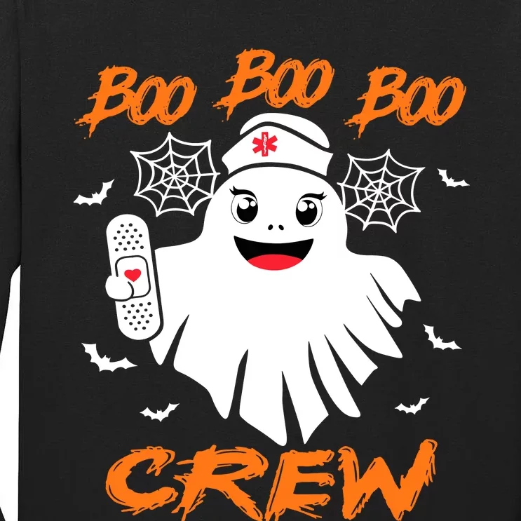 Boo Boo Crew Nurse Halloween Nurse Tall Long Sleeve T-Shirt