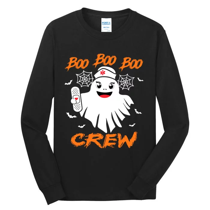 Boo Boo Crew Nurse Halloween Nurse Tall Long Sleeve T-Shirt