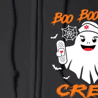 Boo Boo Crew Nurse Halloween Nurse Full Zip Hoodie