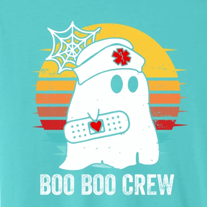 Boo Boo Crew Funny Nurse Halloween Ghost Costume Cute Gift ChromaSoft Performance T-Shirt