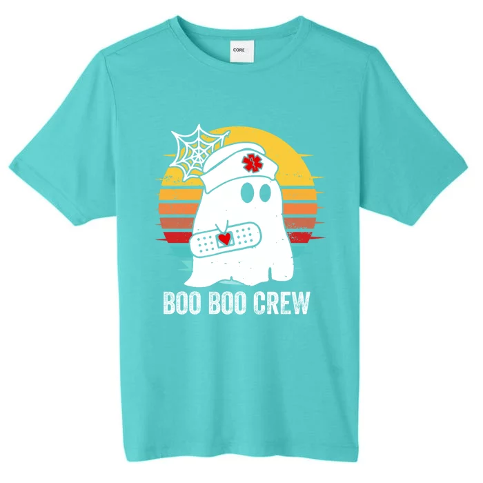 Boo Boo Crew Funny Nurse Halloween Ghost Costume Cute Gift ChromaSoft Performance T-Shirt