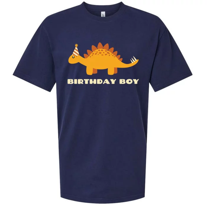 Birthday Boy Dinosaur Sueded Cloud Jersey T-Shirt