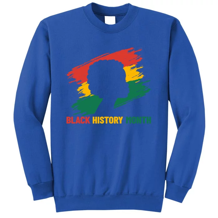 Black By Ded Popular Africangiftamerican History Proud Month Gift Tall Sweatshirt