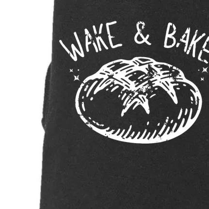 Bread Baking Disegn Sourdough Starter Wake And Bake Doggie 3-End Fleece Hoodie