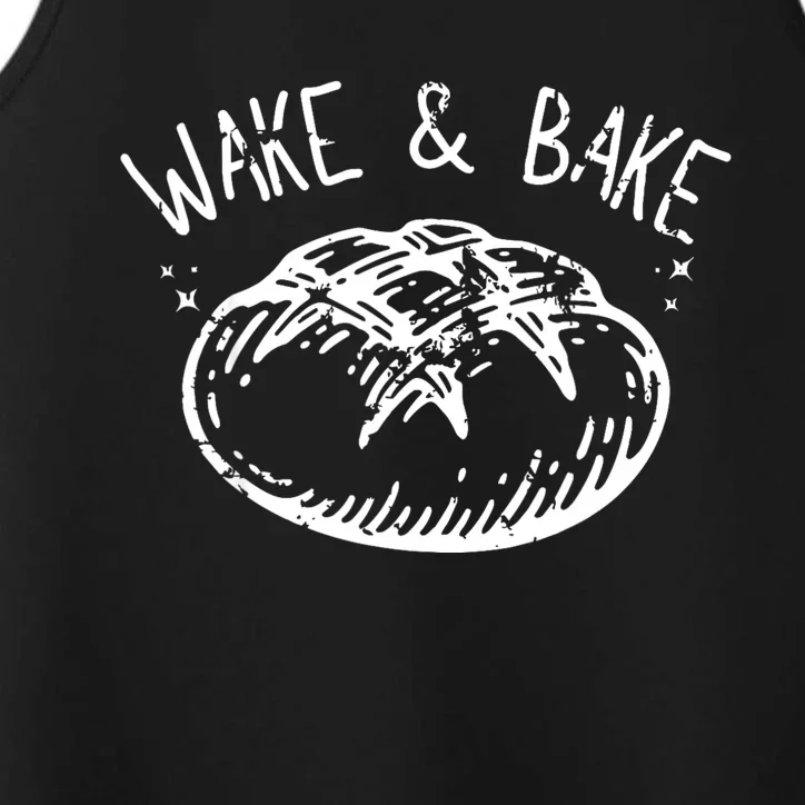 Bread Baking Disegn Sourdough Starter Wake And Bake Performance Tank