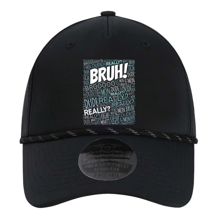 Bruh Bro Dude Funny Teen Meme Gift Performance The Dyno Cap