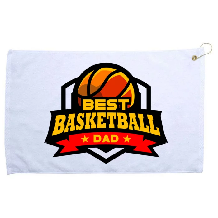 Best Basketball Dad Gift Grommeted Golf Towel