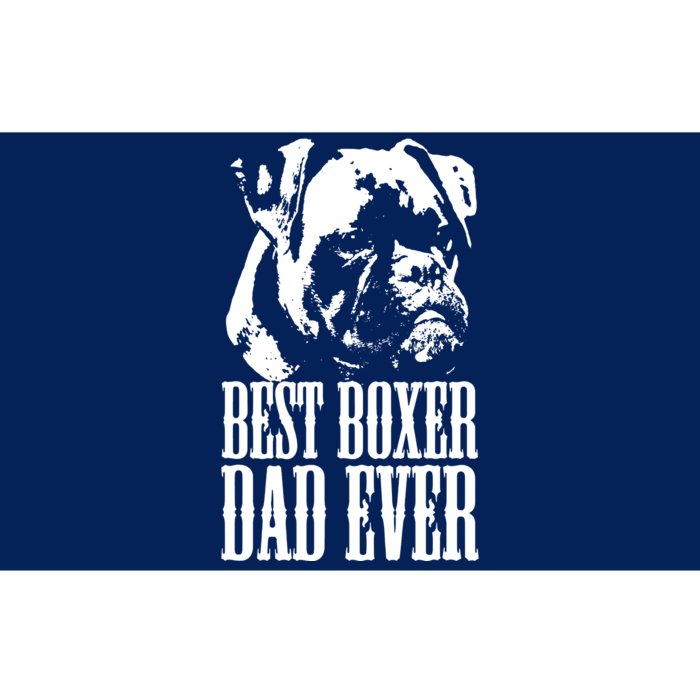 Best Boxer Dad Ever Graphic T Dog Dad Love Bumper Sticker