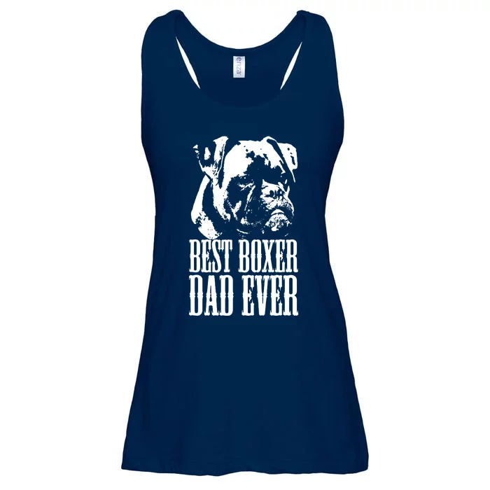 Best Boxer Dad Ever Graphic T Dog Dad Love Ladies Essential Flowy Tank