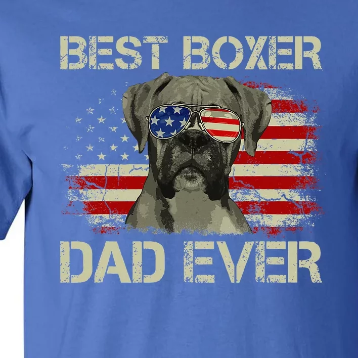 Best Boxer Dad Ever Dog Lover American Tall T-Shirt