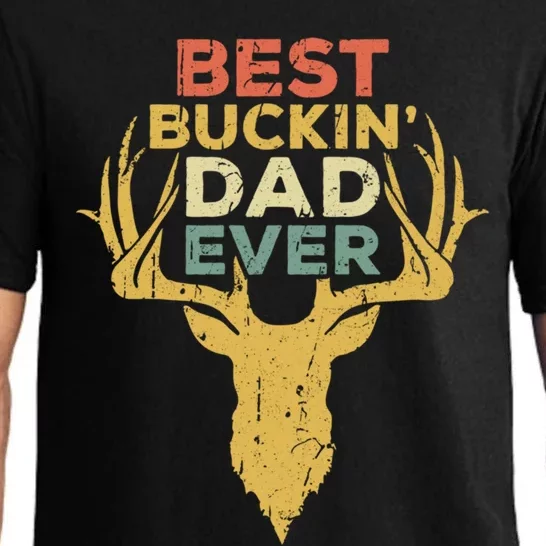 Best Buckin Dad Ever Funny Gift Deer Hunters Gift Pajama Set