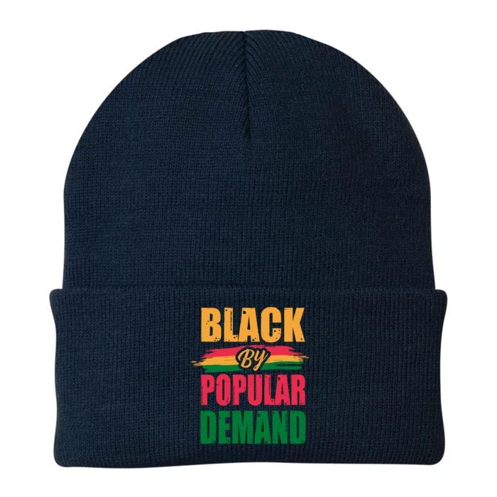 Black By Ded Popular Africanfunny Giftamerican History Proud Month Cool Gift Knit Cap Winter Beanie