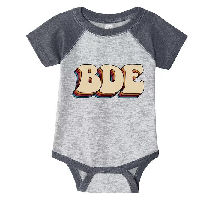 BDE Big Dick Energy Retro Style Infant Baby Jersey Bodysuit