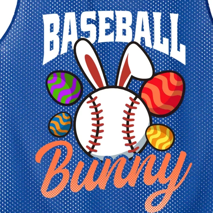 Baseball Bunny Design Easter Baseball Gift Mesh Reversible Basketball Jersey Tank