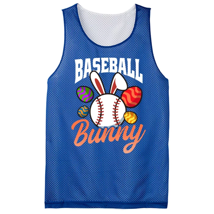 Baseball Bunny Design Easter Baseball Gift Mesh Reversible Basketball Jersey Tank