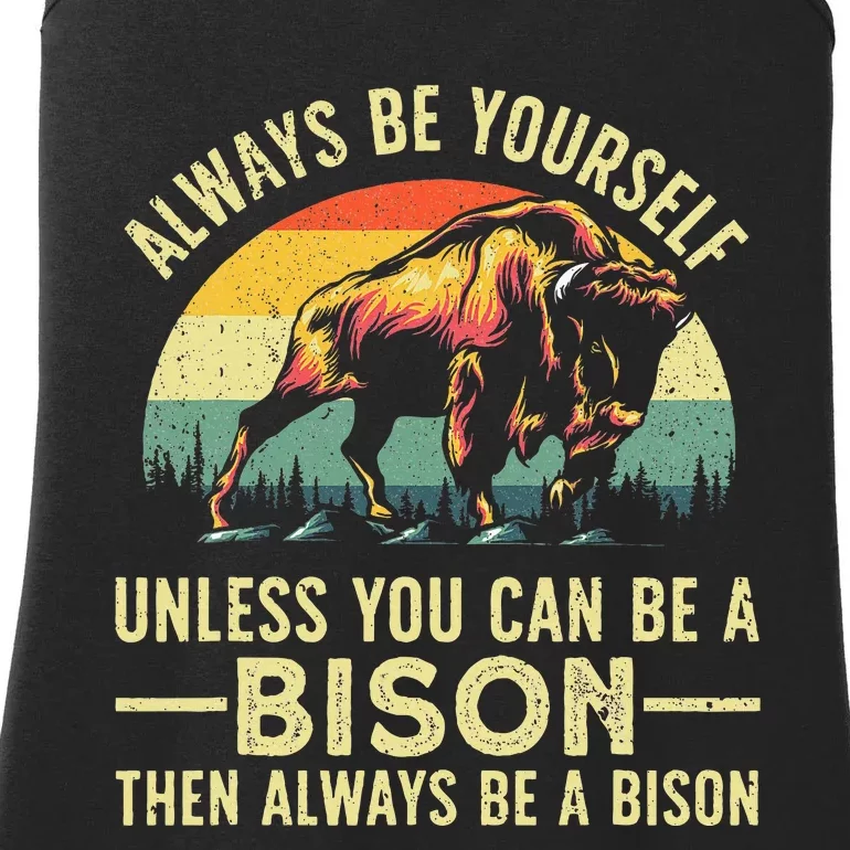 Best Bison Design For Women Buffalo Bison Lovers Ladies Essential Tank