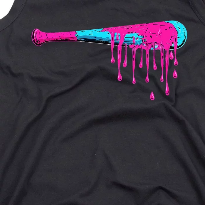 Baseball Bat Drip Tank Top