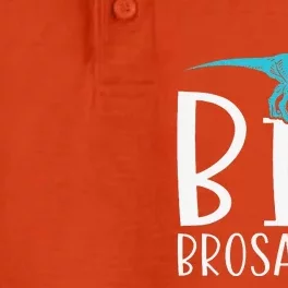 Big Brosaurus Dinosaur Big Brother Dry Zone Grid Performance Polo