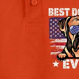 Best Boxer Dad Ever American Flag Fathers Day Gift Dry Zone Grid Performance Polo