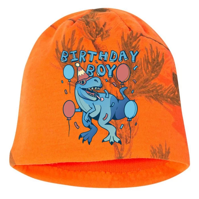 Birthday Boy Dinosaur Celebration Kati - Camo Knit Beanie