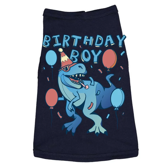 Birthday Boy Dinosaur Celebration Doggie Tank