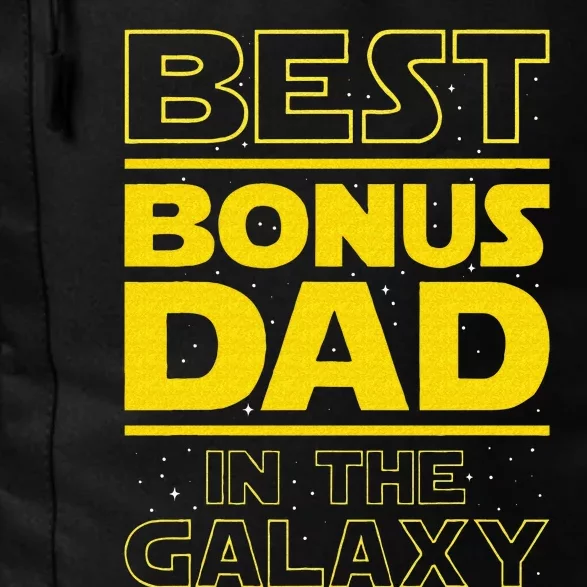 Best Bonus Dad In The Galaxy Stepfather Stepdad Grandpa Daily Commute Backpack