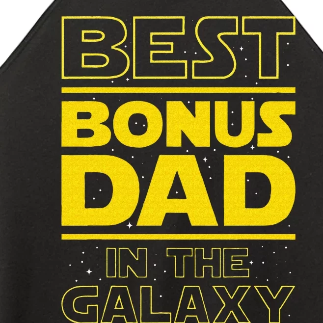 Best Bonus Dad In The Galaxy Stepfather Stepdad Grandpa Women’s Perfect Tri Rocker Tank