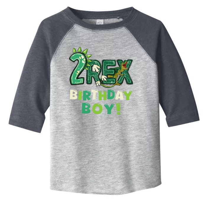 Birthday Boy Dino Dinosaur Toddler Fine Jersey T-Shirt