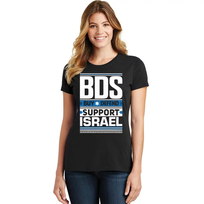 Bds Buy Defend Support Israel Women's T-Shirt