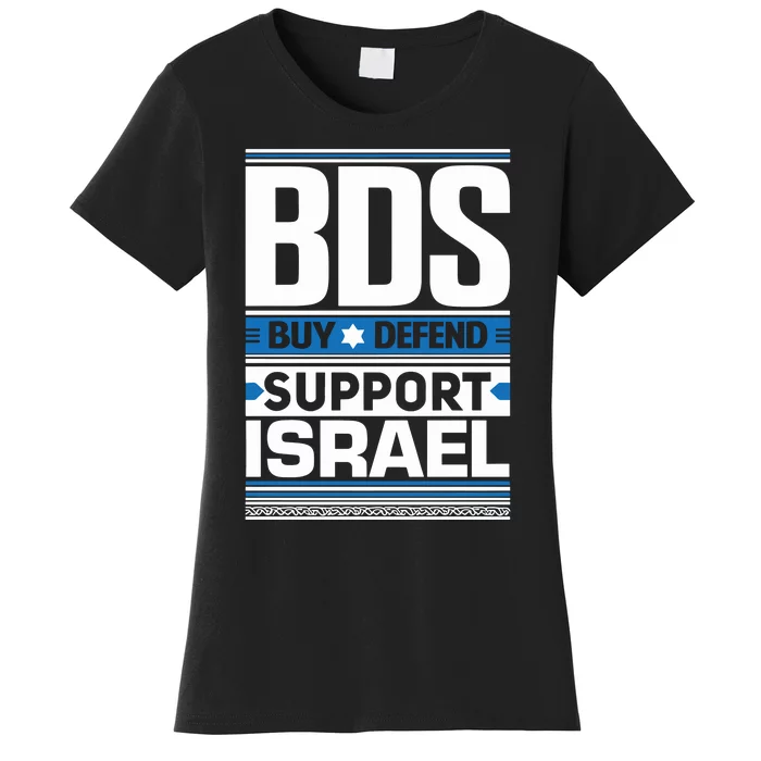 Bds Buy Defend Support Israel Women's T-Shirt