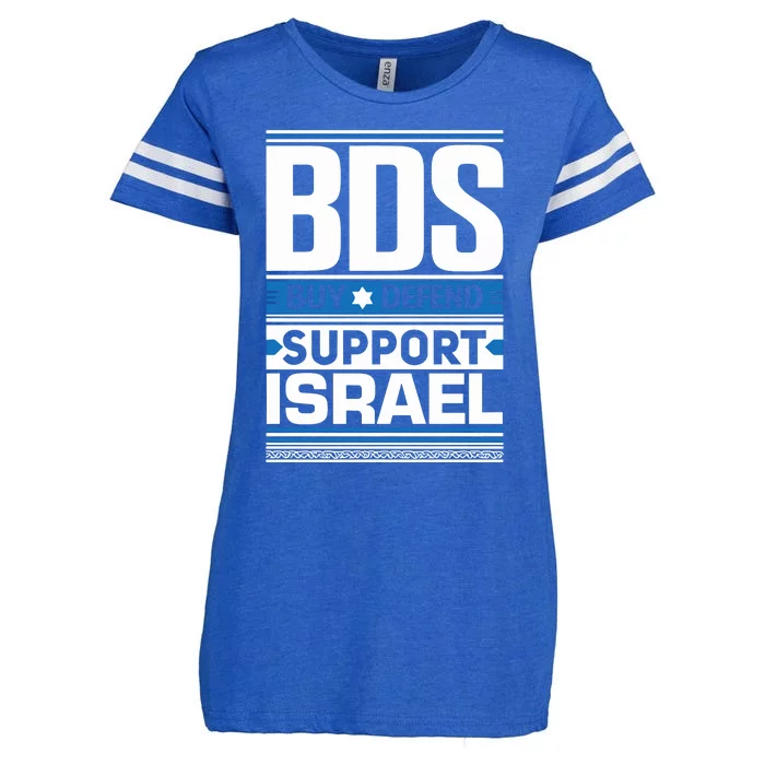 Bds Buy Defend Support Israel Enza Ladies Jersey Football T-Shirt