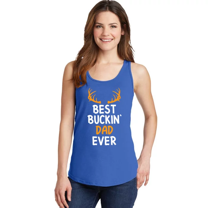 Best Buckin Dad Ever Cool Gift Ladies Essential Tank