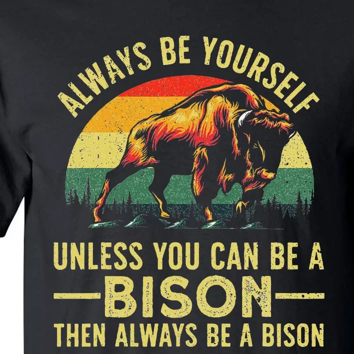 Best Bison Design Buffalo Bison Lovers Tall T-Shirt