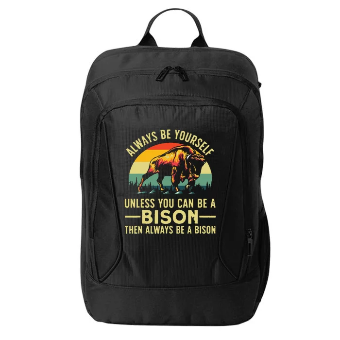 Best Bison Design For Buffalo Bison Lovers City Backpack