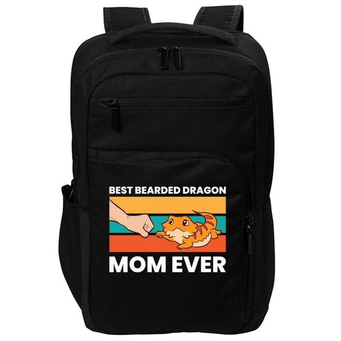 Best Bearded Dragon Mom Ever Lizard Bearded Dragon Gift Impact Tech Backpack