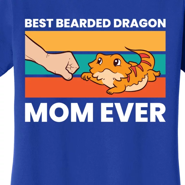 Best Bearded Dragon Mom Ever Lizard Bearded Dragon Gift Women's T-Shirt