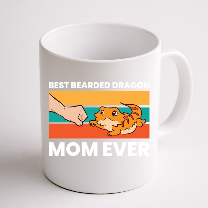 Best Bearded Dragon Mom Ever Lizard Bearded Dragon Gift Front & Back Coffee Mug