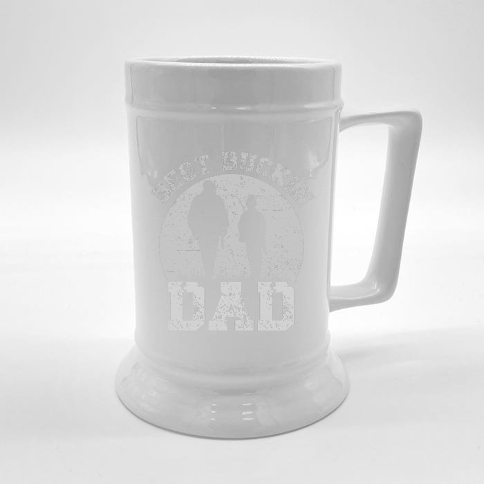 BEST BUCKIN DAD EVER Front & Back Beer Stein