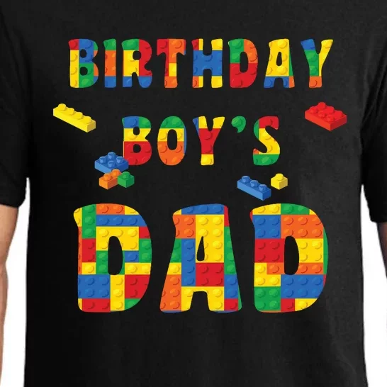 Building Block Dad Of Birthday Boy Pajama Set