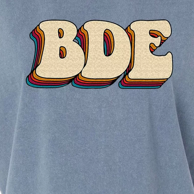 BDE Big Dick Energy Retro Style Garment-Dyed Women's Muscle Tee