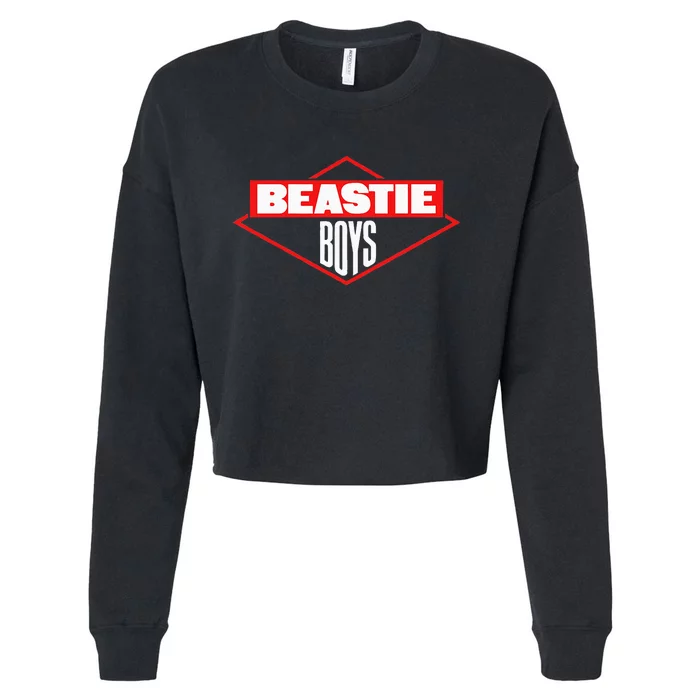 Beastie Boy Diamond Cropped Pullover Crew