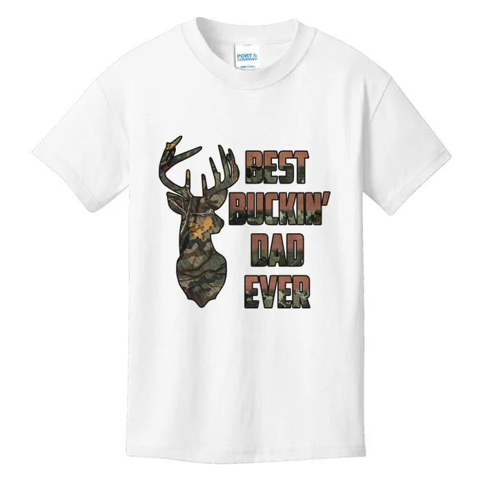 Best Buckin Dad Ever Father's Day Gift Kids T-Shirt