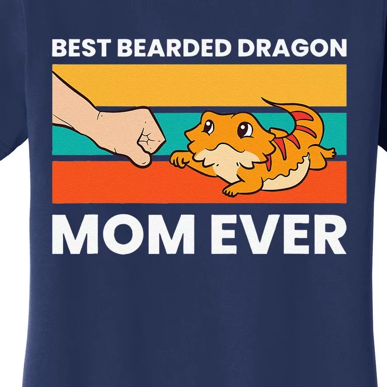 Best Bearded Dragon Mom Ever Lizard Girlss Bearded Dragon Women's T-Shirt