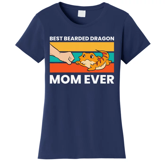 Best Bearded Dragon Mom Ever Lizard Girlss Bearded Dragon Women's T-Shirt