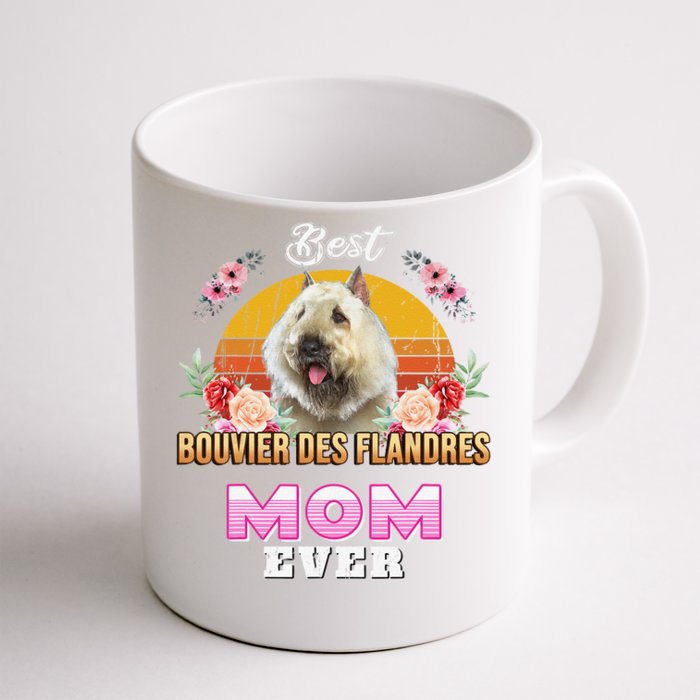 Best Bouvier Des Flandres Mom Ever Mothers Day For Dog Mom Front & Back Coffee Mug