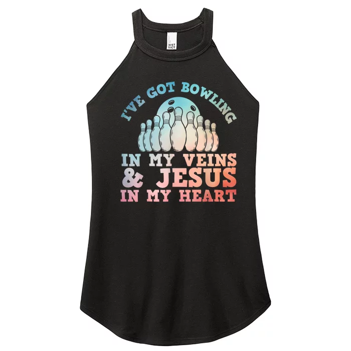 Best Bowling Design Jesus Christian Bowling Women’s Perfect Tri Rocker Tank