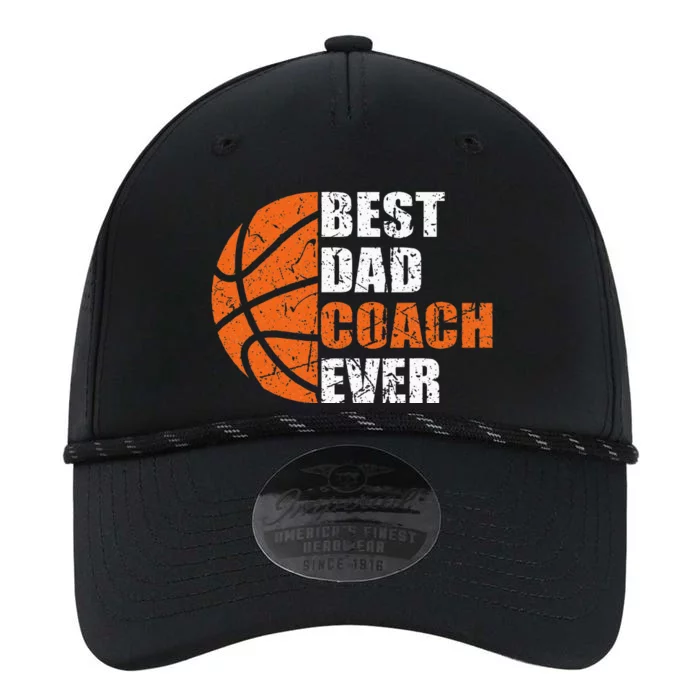 Best Basketball Dad Coach Ever Fathers Day Retro Bball Coach Performance The Dyno Cap