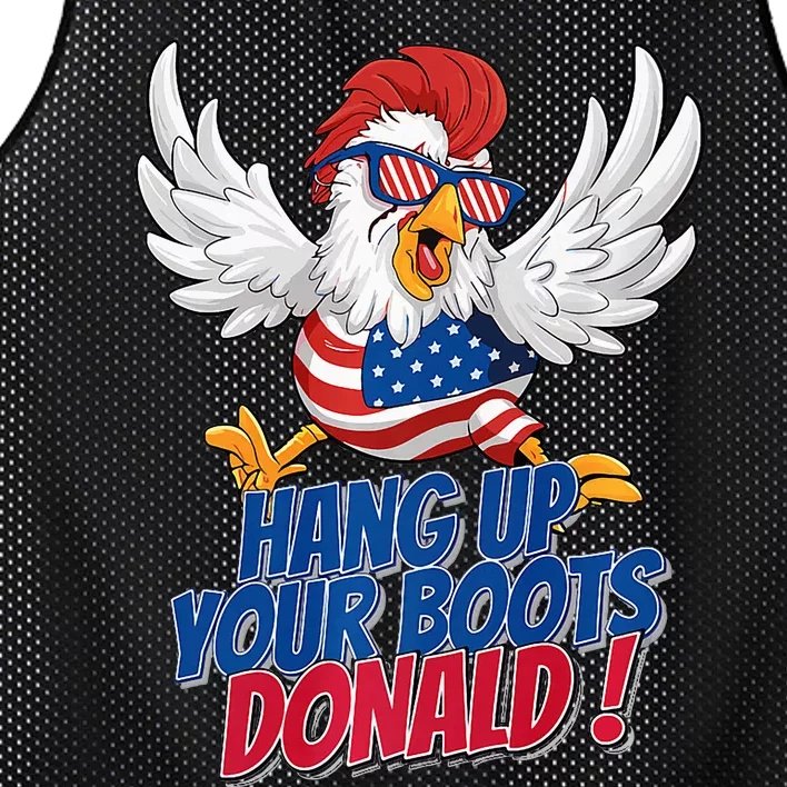 Bye Bye Donald Funny Political Chicken Design Premium Mesh Reversible Basketball Jersey Tank